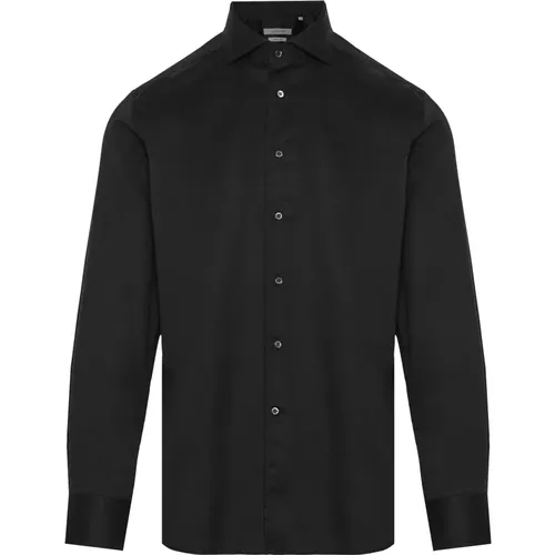 Jersey Baumwollhemd 100% Baumwolle , Herren, Größe: 4XL - Corneliani - Modalova