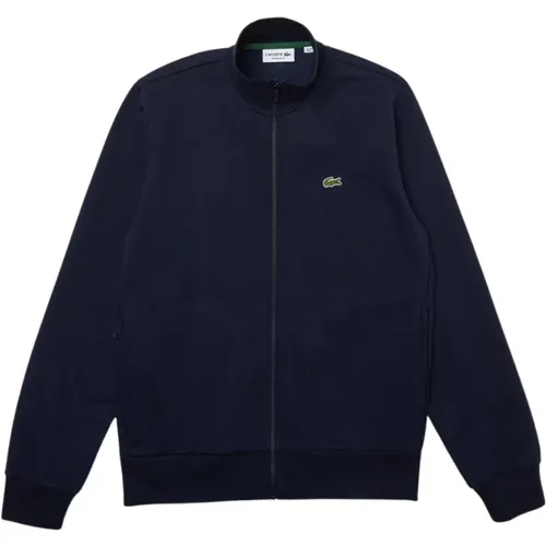 Kapuzenloser Sweatshirt, 100% Zusammensetzung, Sh9622-166 , Herren, Größe: L - Lacoste - Modalova