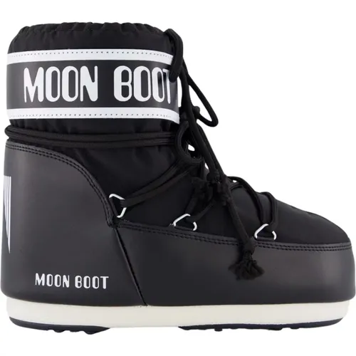 Niedrige Nylon Iconic Winterstiefel , Damen, Größe: 39 EU - moon boot - Modalova