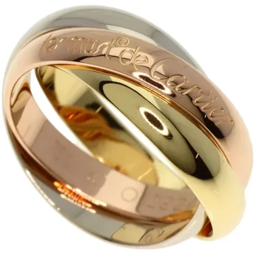 Pre-owned Gold rings , female, Sizes: ONE SIZE - Cartier Vintage - Modalova