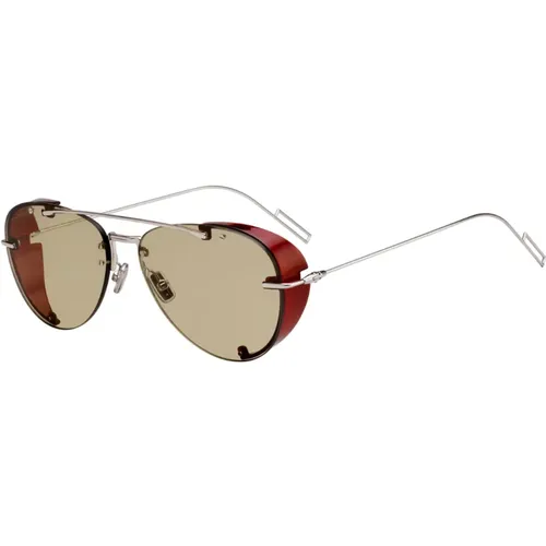 Chroma 1 Sunglasses Silver/Light Brown , male, Sizes: 59 MM - Dior - Modalova