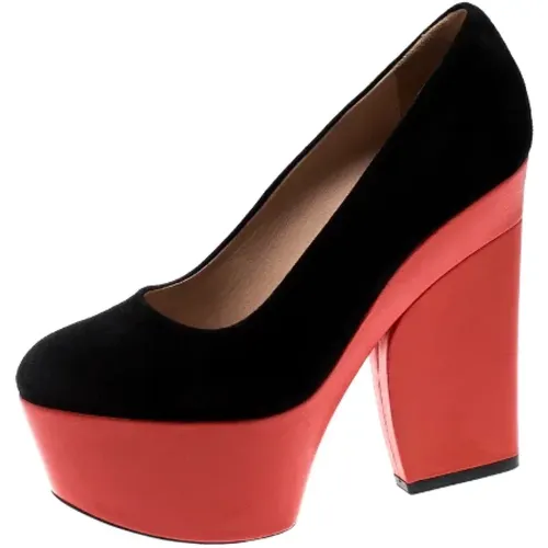 Pre-owned Suede heels , female, Sizes: 3 UK - Celine Vintage - Modalova