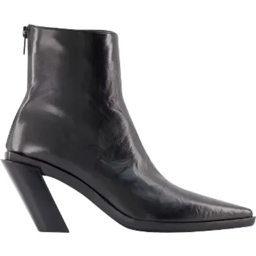 Smooth Lambskin Leather Boots , female, Sizes: 7 UK, 5 UK, 4 UK, 3 UK, 6 UK - Ann Demeulemeester - Modalova