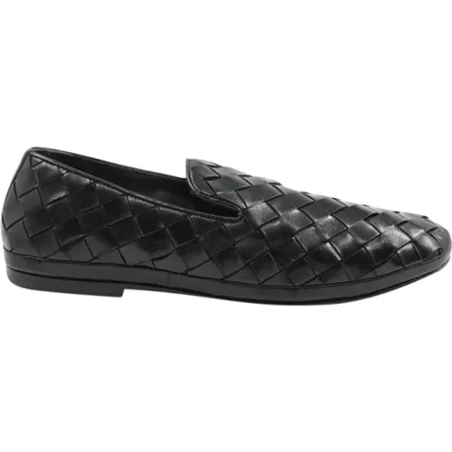 Almond Toe Slip-On Leather Shoes , male, Sizes: 7 UK, 6 1/2 UK - Henderson - Modalova