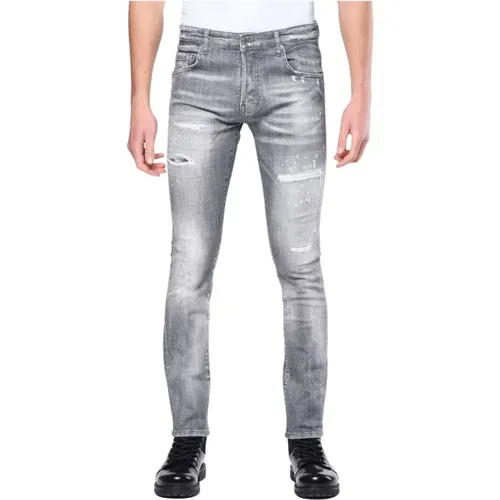 Hellgraue Ripped Jeans , Herren, Größe: W30 - My Brand - Modalova