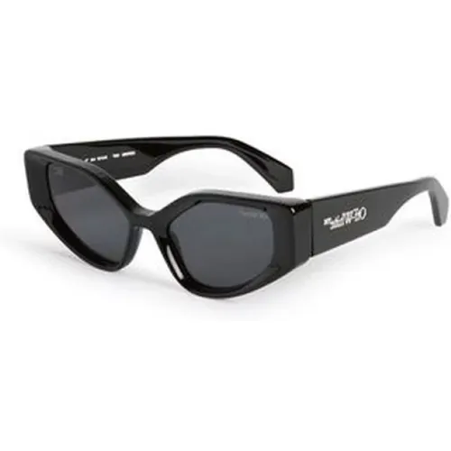 Stylish Oeri063 Sunglasses , unisex, Sizes: 54 MM - Off White - Modalova
