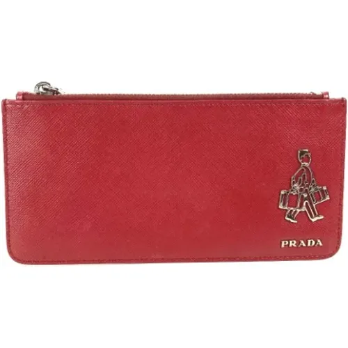 Pre-owned Leather wallets , female, Sizes: ONE SIZE - Prada Vintage - Modalova