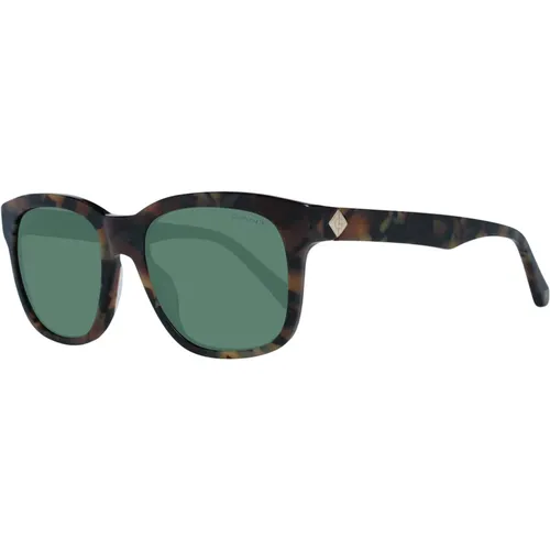 Braune quadratische Sonnenbrille für Männer , Herren, Größe: ONE Size - Gant - Modalova