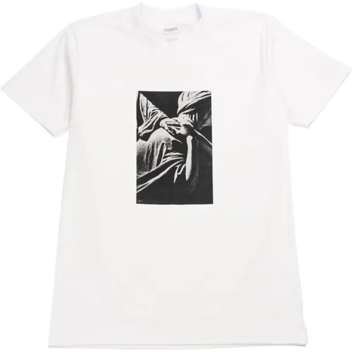 Weißes Hands Grafik T-Shirt , Herren, Größe: S - Pleasures - Modalova