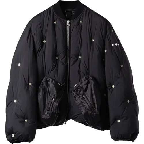 Short Adjustable Down Jacket - Ultimate Luxury for Women , male, Sizes: S, M - add - Modalova