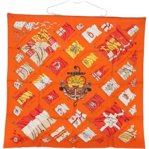 Pre-owned Silk scarves , female, Sizes: ONE SIZE - Hermès Vintage - Modalova