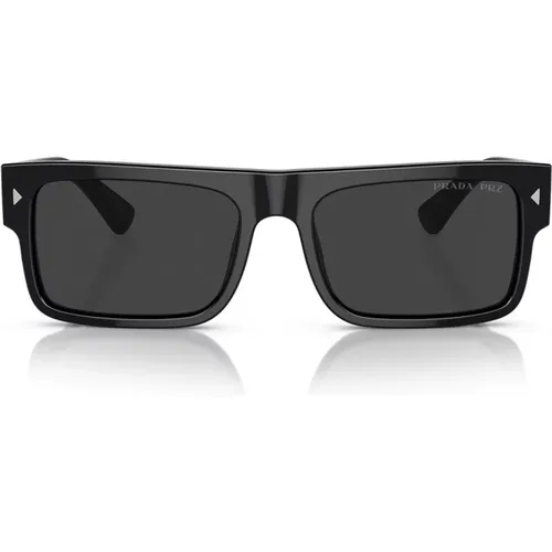 Polarisierte Sonnenbrille , unisex, Größe: 57 MM - Prada - Modalova