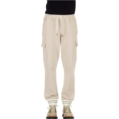 Cashmere Embellished Sweatpants , male, Sizes: L - Eleventy - Modalova