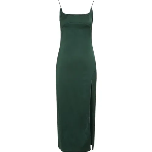 Midi Dress with Side Slit , female, Sizes: XS, S, 2XS - Jacquemus - Modalova