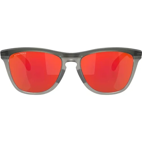 Frogskins Range Sonnenbrille mit Bio-Basiertem Rahmen , unisex, Größe: 55 MM - Oakley - Modalova