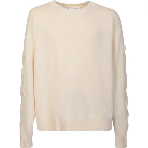 Knitwear for Men - Stylish and Comfortable , male, Sizes: L, S - Off White - Modalova