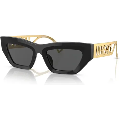 Bold Square Sunglasses - Iconic Style , female, Sizes: 53 MM - Versace - Modalova