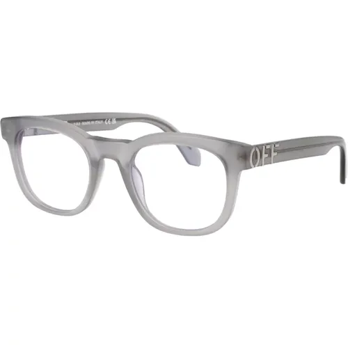 Stylish Optical Style 71 Glasses , unisex, Sizes: 50 MM - Off White - Modalova