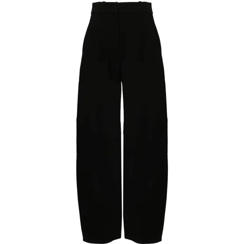 Schwarze Weite Hose Jacquemus - Jacquemus - Modalova