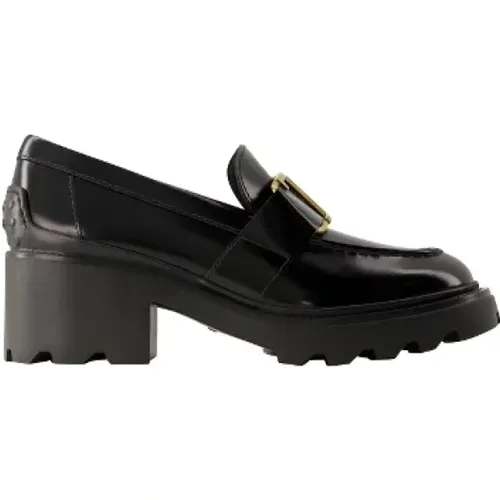 Leather heels , female, Sizes: 4 UK, 5 1/2 UK, 3 UK, 6 UK, 5 UK, 4 1/2 UK, 7 UK - TOD'S - Modalova