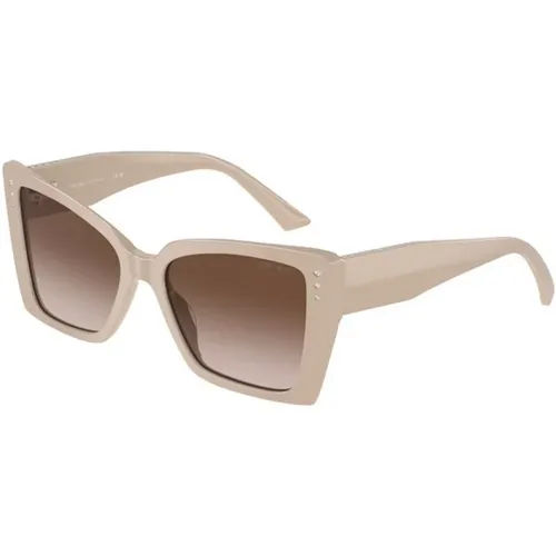 Brown Gradient Sunglasses Model Jc5001B , unisex, Sizes: 54 MM - Jimmy Choo - Modalova