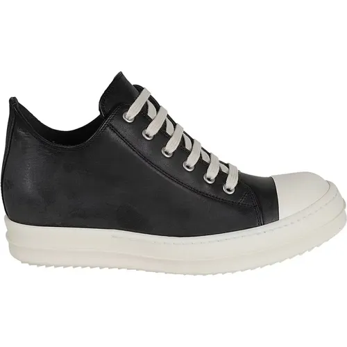 Leather Low Sneakers , female, Sizes: 3 UK - Rick Owens - Modalova