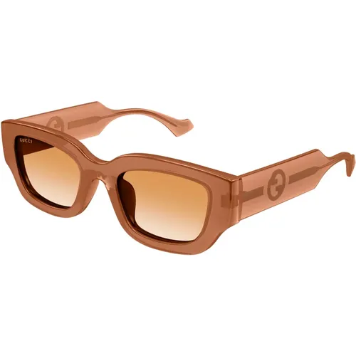 Stylische Sonnenbrille für Frauen , Damen, Größe: 51 MM - Gucci - Modalova