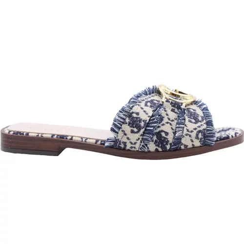 Stilvolle Mule Schuhe mit Sayonara Detail , Damen, Größe: 38 EU - Guess - Modalova
