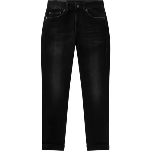 Schwarze Monroe Skinny Jeans , Herren, Größe: S - Dondup - Modalova