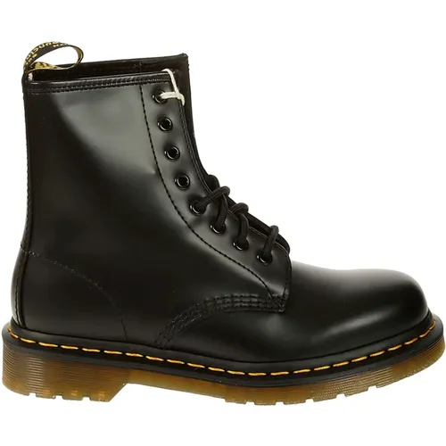 Leather Ankle Boots Yellow Stitching , female, Sizes: 3 UK - Dr. Martens - Modalova