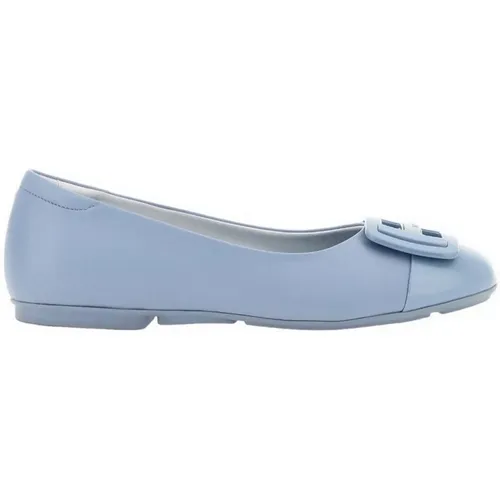 Klare Blaue Flache Schuhe,Flache Ballerinas - Hogan - Modalova