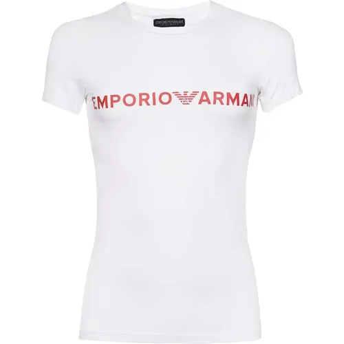 Cotton Blend T-Shirt , male, Sizes: 2XL, XL, S - Emporio Armani - Modalova
