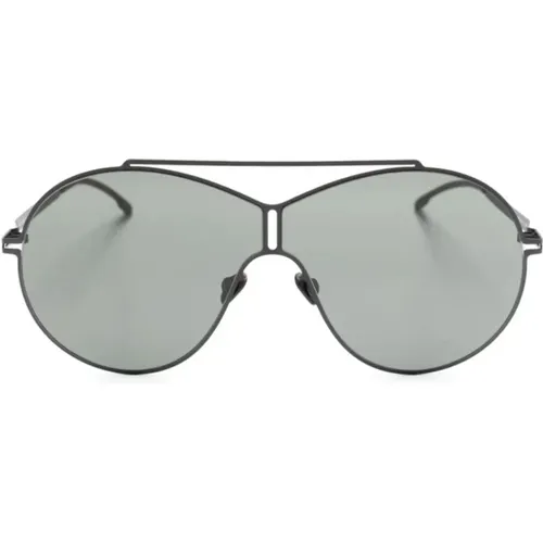 Grey SUN Sunglasses , male, Sizes: 64 MM - Mykita - Modalova