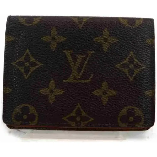 Vintage Braune Lederbrieftasche - Louis Vuitton Vintage - Modalova