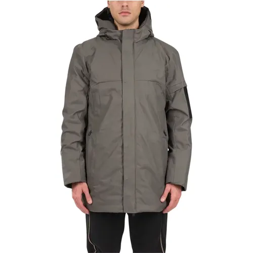 Water-Repellent Parka with Hood and Pockets , male, Sizes: L, M, XL, 2XL - Hugo Boss - Modalova