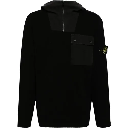 Sweater with Compass Application , male, Sizes: M - Stone Island - Modalova