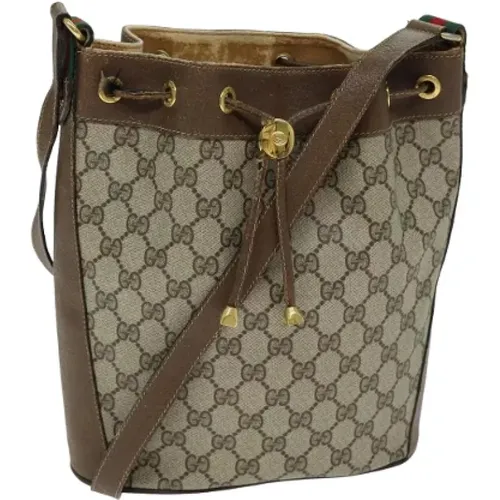 Pre-owned Canvas gucci-bags , female, Sizes: ONE SIZE - Gucci Vintage - Modalova