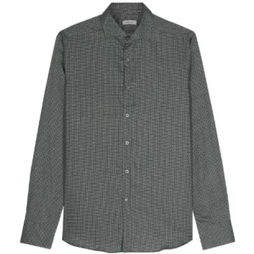 Geometric Print Casual Shirts , male, Sizes: S, L - Canali - Modalova