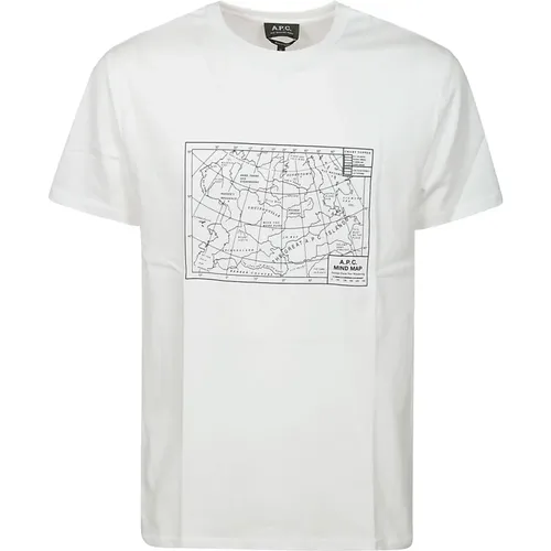T-Shirt Carl , Herren, Größe: L - A.p.c. - Modalova