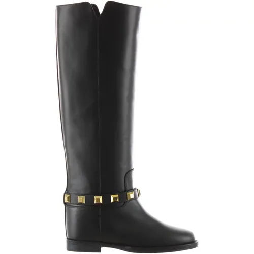 High Boots , female, Sizes: 6 UK, 3 UK, 4 UK - Via Roma 15 - Modalova
