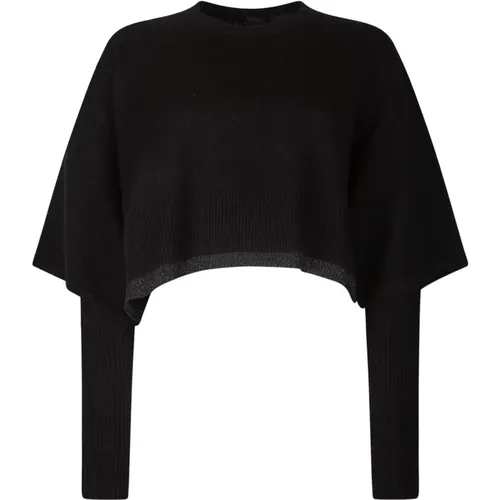 Cashmere Mix Pullover mit Ärmeln , Damen, Größe: XS - pinko - Modalova