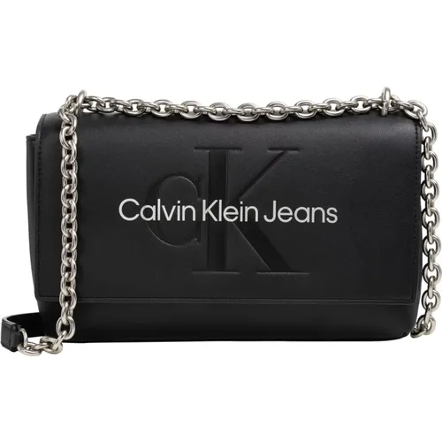 Schultertasche mit verstellbarem Riemen und Verschluss - Calvin Klein Jeans - Modalova