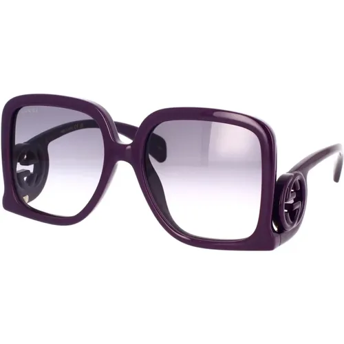 Square Oversized Sunglasses Gg1326S 003 , female, Sizes: 58 MM - Gucci - Modalova