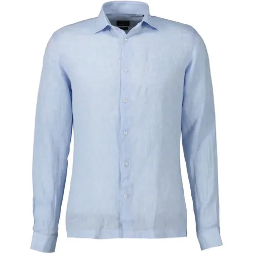 Light Linen Overshirt , male, Sizes: 3XL, 5XL - Genti - Modalova