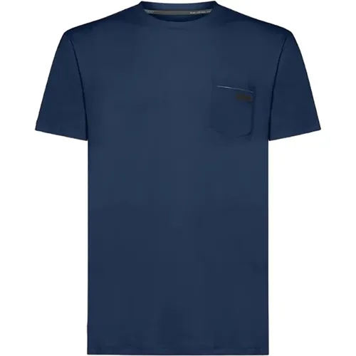 Monochrome Jersey T-shirt with Surflex® Pocket , male, Sizes: L, M, 2XL, XL, S - RRD - Modalova