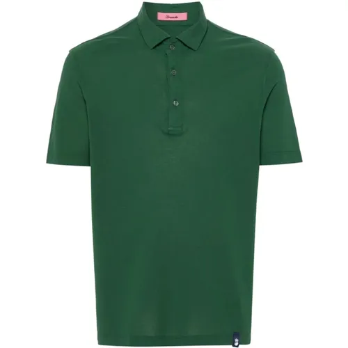 Grünes Polo-Shirt , Herren, Größe: L - Drumohr - Modalova