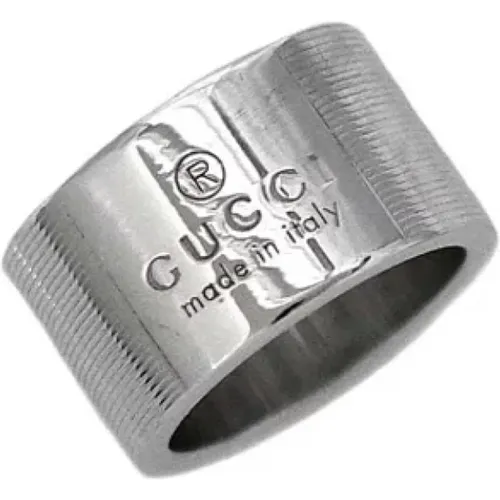 Pre-owned Silver rings , female, Sizes: ONE SIZE - Gucci Vintage - Modalova