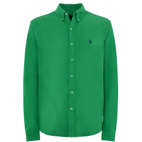 Casual Cotton Piqué Shirt , male, Sizes: S, M - Ralph Lauren - Modalova
