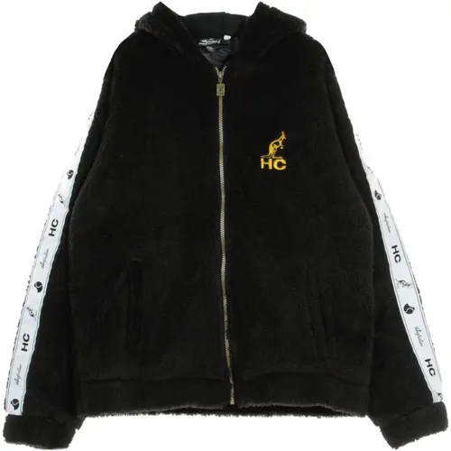 Schwarze Sherpa Court Jacke Teddybär - Australian - Modalova