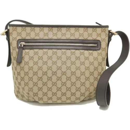 Pre-owned Canvas shoulder-bags , female, Sizes: ONE SIZE - Gucci Vintage - Modalova